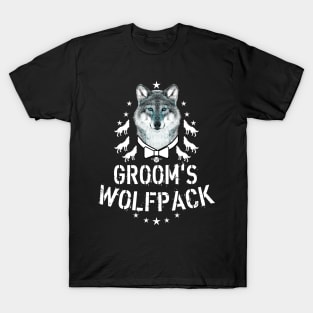 164 Wolf GROOM Wolfpack Beer Party T-Shirt